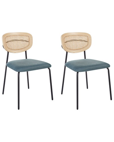 Esszimmerstuhl 2er set rattan - 2er,