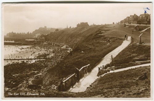 The east cliff folkestone - the, cliff,