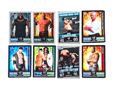 Slam Attax Topps 2008 2009 Wrestling Sammelkarten Trading Cards Lot 8 Karten