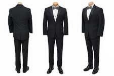 Men's Black Tuxedo with Flat