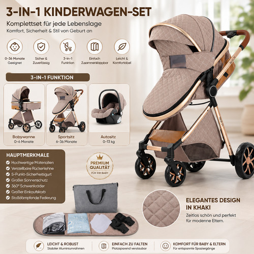 3in1 kinderwagen kombi - 3in1,