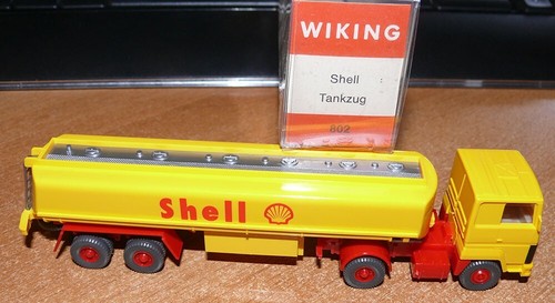 Wiking 802 shell tanklastzug - wiking,