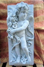 Wandplatte Engel 4 Jahreszeiten H.74 cm Skulpturen Steinguss, Relief, Gartendeko