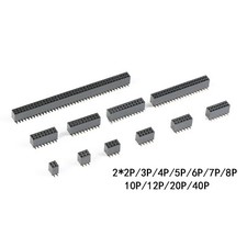 1.27mm Female Pins Sockets SIL 40 Pin Header Double Row SMD PCB Verbinder Header