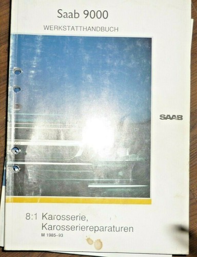 Saab 9000 werkstatthandbuch - saab,