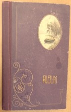 altes Ansichtskarten-Album für Ansichtskarten / Postkarten, leer, für 204 Karten