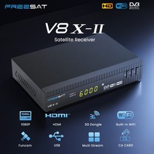DVB-S2X/S2/S Ku/C Digital Satellite TV Receiver Box Full HD YouTube Media Player