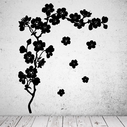 Wandtattoo kirschblüte - wandtattoo,