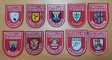 Feuerwehr-Ärmelabzeichen Konvolut Bayern (gebraucht)