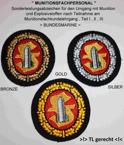 Munitionsfachpersonal - ", "