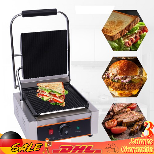Kontaktgrill geriffelt 1800w - kontaktgrill,