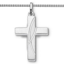 Christen Fisch Kreuz Anhänger