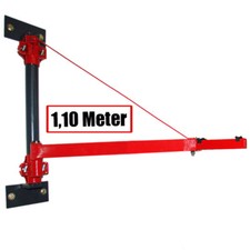 Schwenkarm Wandhalterung 250 Kg Wandbefestigungs-Paket f Seilwinde Flaschenzug