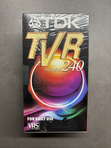 Tdk tvr 240 vhs - tdk,