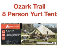 Ozark Trail olivgrünes Jurtenzelt für 8 Personen BRANDNEU