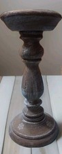Kerzenleuchter Holz Kerzenständer 23 cm Shabby Chic 