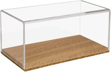 HMF Acryl Vitrine Schaukasten f. Modellautos oder Figuren 34cm Holz Holz Schmuck