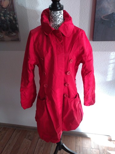 Toller roter ballonmantel - toller,