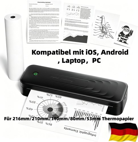 Phomemo tragbarer drahtloser - tragbarer,