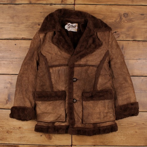 Vintage schott mantel jacke - mantel, s