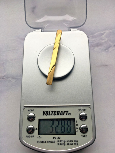 333 gold kravattennadel - kravattennadel,