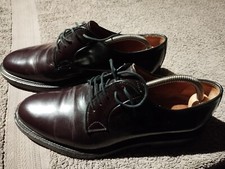 Antica Cuoieria Herrenschuh, Schwarz-Rot, Gr. 42, Leder, gebraucht