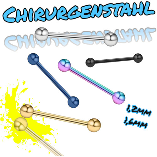 Zungenpiercing zunge barbell - zunge,