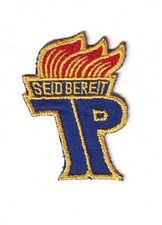 original DDR JP Junge Pioniere gestickt Aufnäher für Wimpel unbenutzt