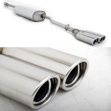 Fox Sportauspuff Edelstahl ESD 2x88x74mm Mercedes A-Klasse W168 Benzin Diesel