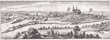 Rathenow Havel Havelland Brandenburg Kupferstich engraving Merian 1650