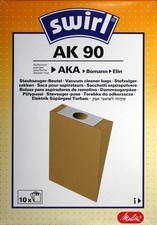 Swirl AK 90 Staubsaugerbeutel AK90 für AKA - 10 Papier-Beutel