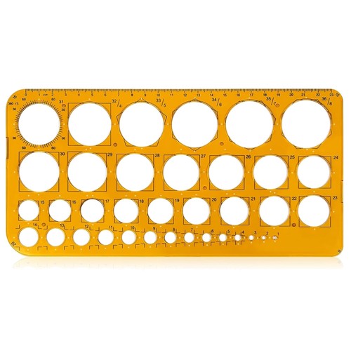 Kreisschablone set stück - kreisschablone,