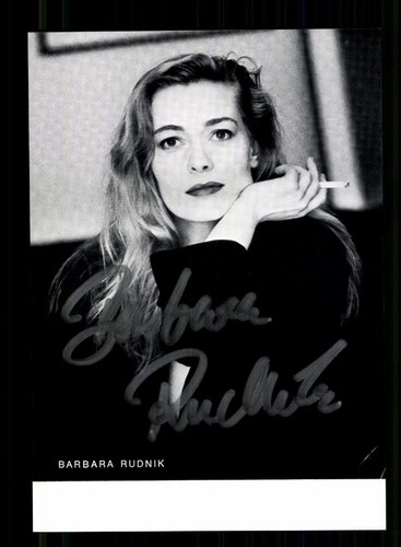 Barbara rudnik autogrammkarte - rudnik,