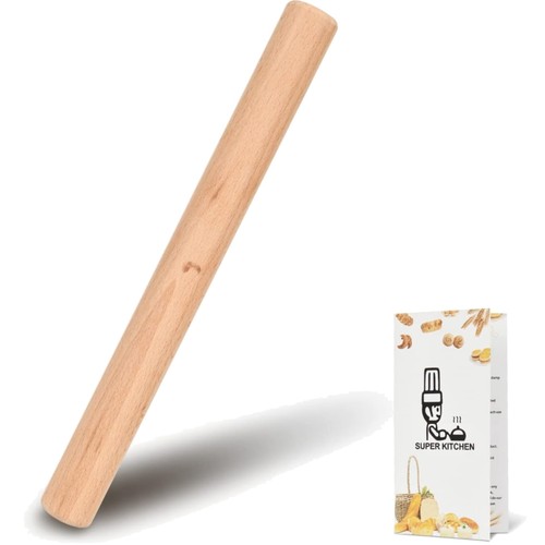 Holz nudelholz 30x3cm - holz-nudelholz,