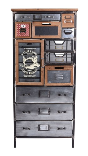 Schubladenschrank loft kommode - schubladenschrank,