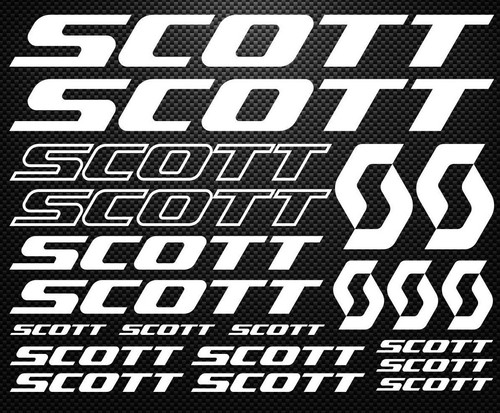 Kit aufkleber scott - aufkleber,