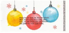 Weihnachtliche Umhüllung für