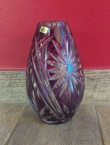 Schöne bleikristall vase - bleikristall,