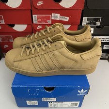 Adidas Superstar EU46 2/3 Beige Golden Braun Winter Sail Neu
