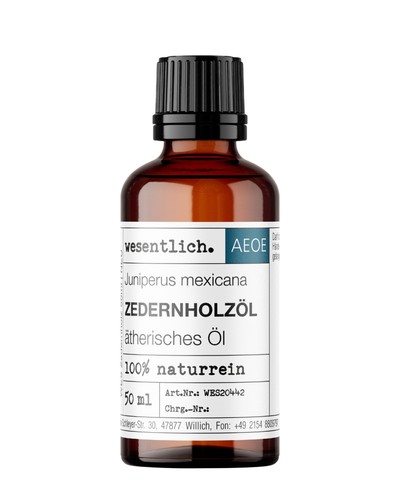 Wesentlich zedernholzöl - wesentlich.,