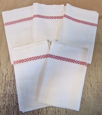 5 schöne alte Halb Leinen