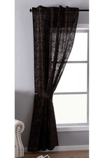  Vorhang Wildseide Optik 1er