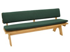 Bankauflage Polster Gartenmöbel Bank DALLAS 4-er 195cm, grün, 2. Wahl