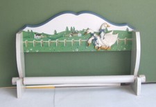 Küchenrollenhalter   Gänsemotiv    zum Aufhängen   Holz