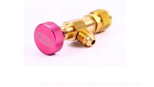 REFCO Befüll- und Entnahmeventil Schraderventildurchgangsöffner 1/4" x 5/16" SAE