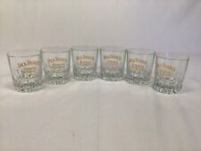 6 Stück Jack Daniels Tennessee Whisky Gläser 1980er