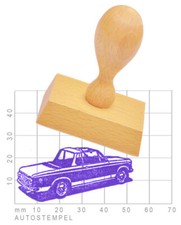 BMW 2002 Baur Cabriolet classic car Oldtimer Stempel Autostempel -  rubberstamp