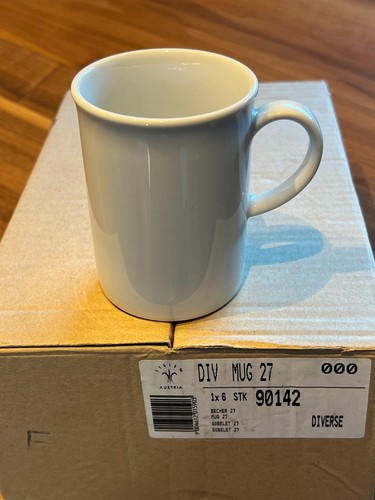 Kaffeebecher weiß - k,