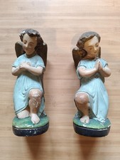 Heiligenfiguren aus Gips (?) - ab ca. 1930 - 1950 - 2 Engel