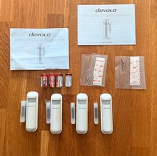 4 x devolo Home Control Tür-/ Fensterkontakt (9355) Z-Wave